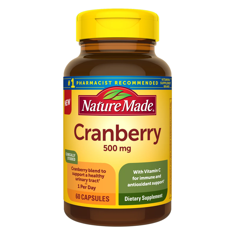 Cranberry Capsules 500MG With Vitamin C | Nature Made