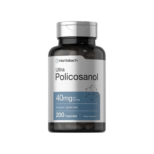 Horbäach Policosanol 40mg per Serving | 200 Capsules