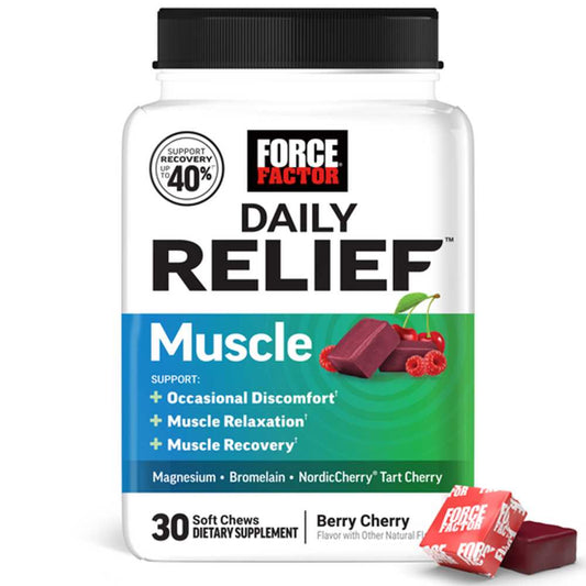 Force Factor Daily Relief Muscle – 30 Soft Chews