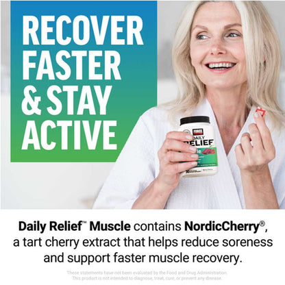 Force Factor Daily Relief Muscle – 30 Soft Chews