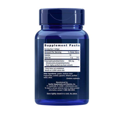 Life Extension Hepato Pro Polyunsaturated Phosphatidylcholine 900 Mg – 60 Softgels