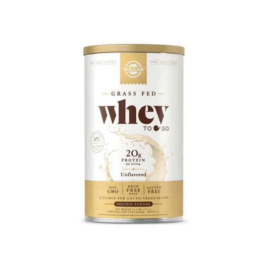 Solgar Grass Fed Whey to Go®, Unflavored 377g