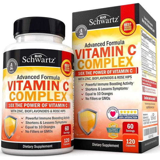 Bio Schwartz Vitamin C Complex – 120 Capsules