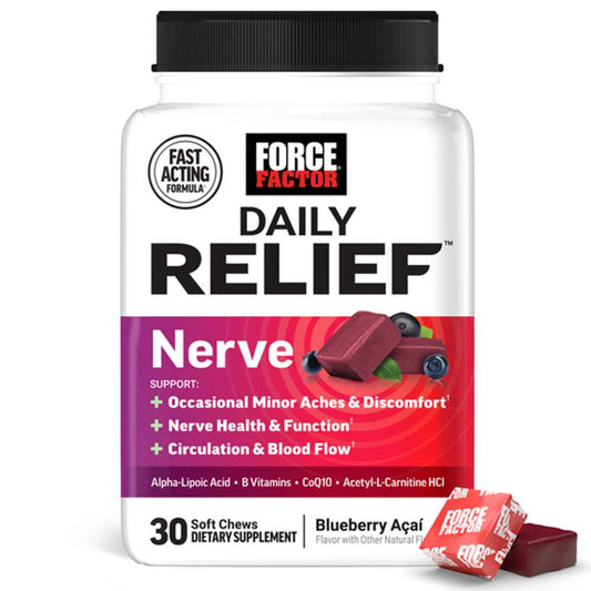 Force Factor Daily Relief Nerve – 30 Soft Chews