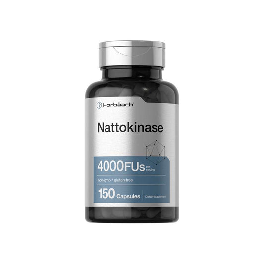 Horbäach Nattokinase 4000 Fu per Serving | 150 Capsules