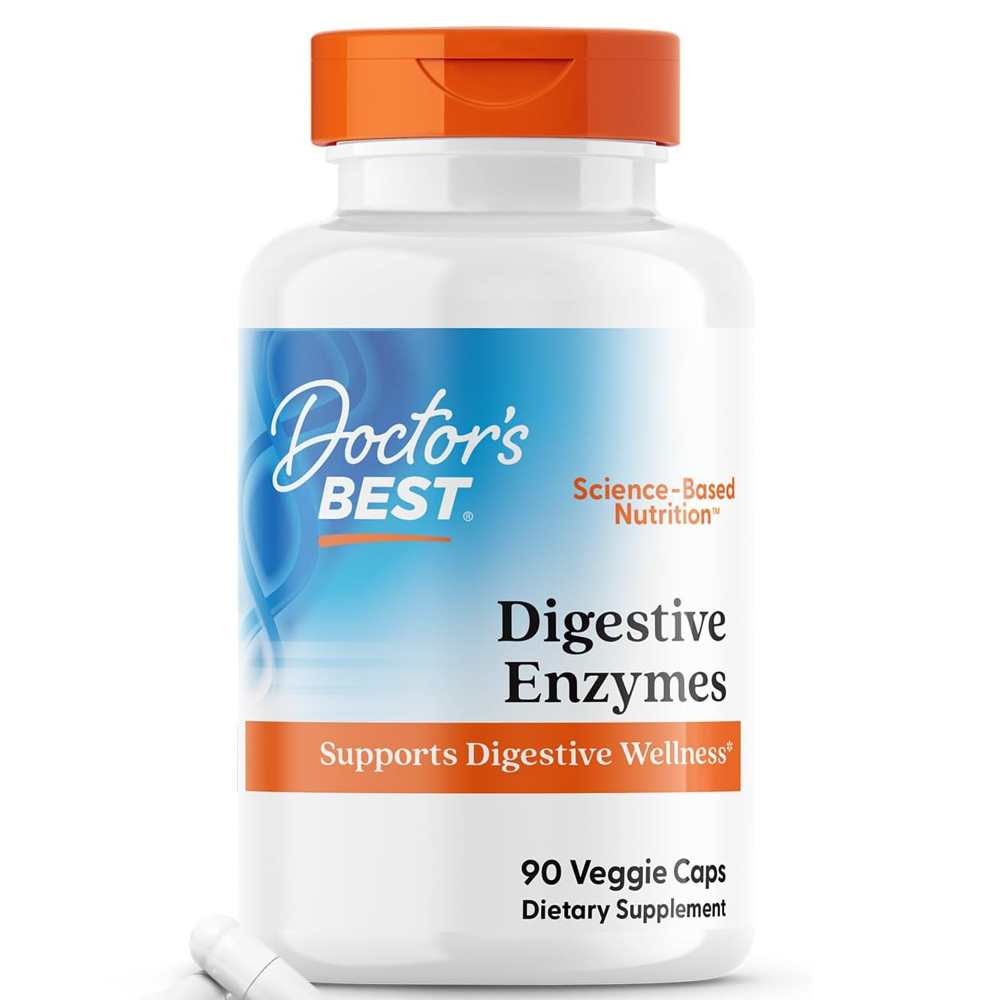 Doctor's Best Digestive Enzymes, 90 Veggie Caps