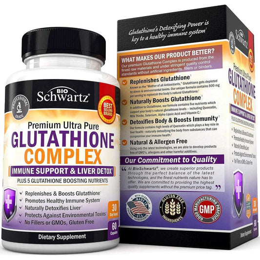 Bio Schwartz Glutathione Complex – 60 Capsules