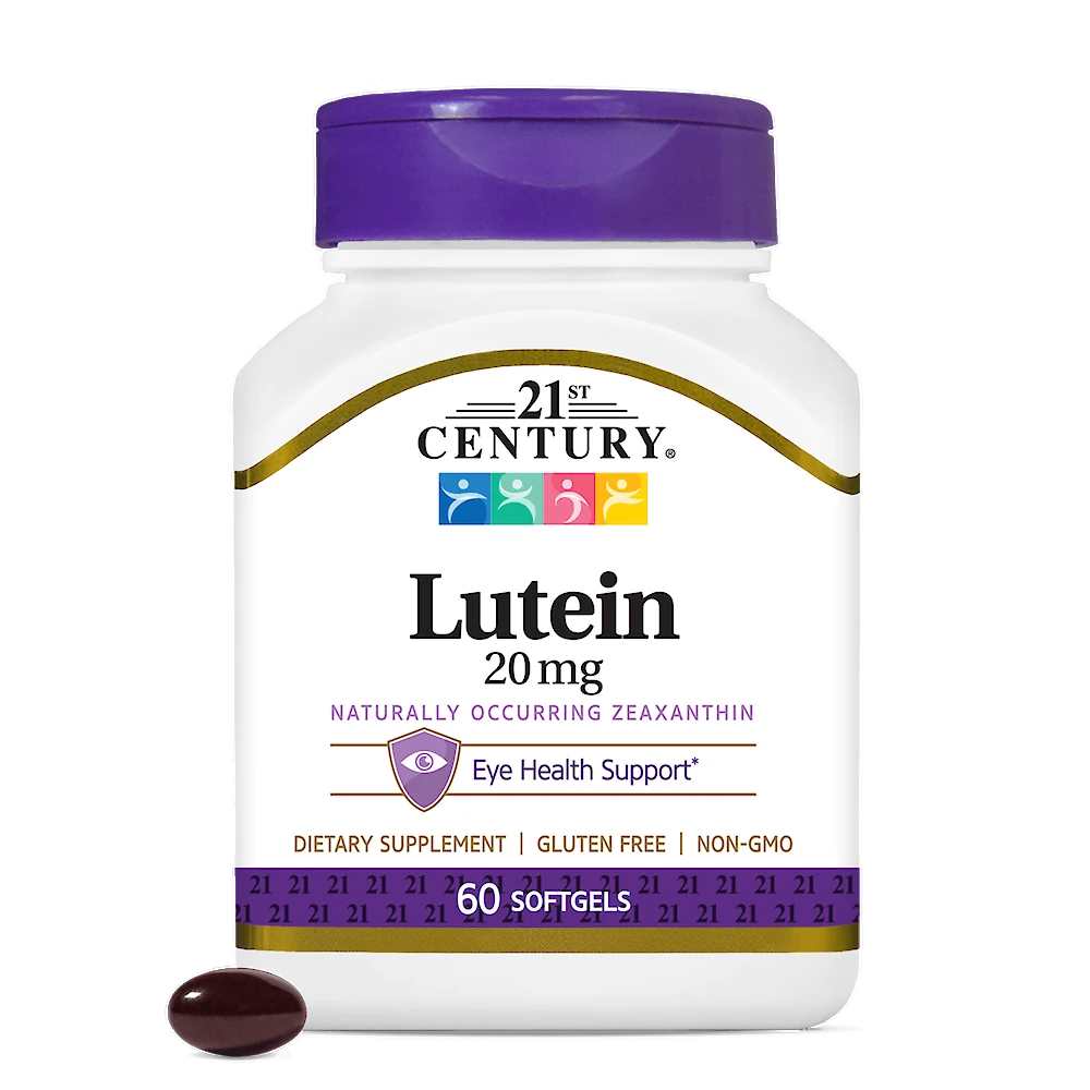 21st Century Lutein 20 Mg 60 Softgels