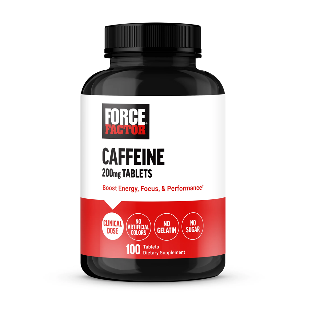 Caffeine By Force Factor 200MG Tablets - Boost Energy And Focus