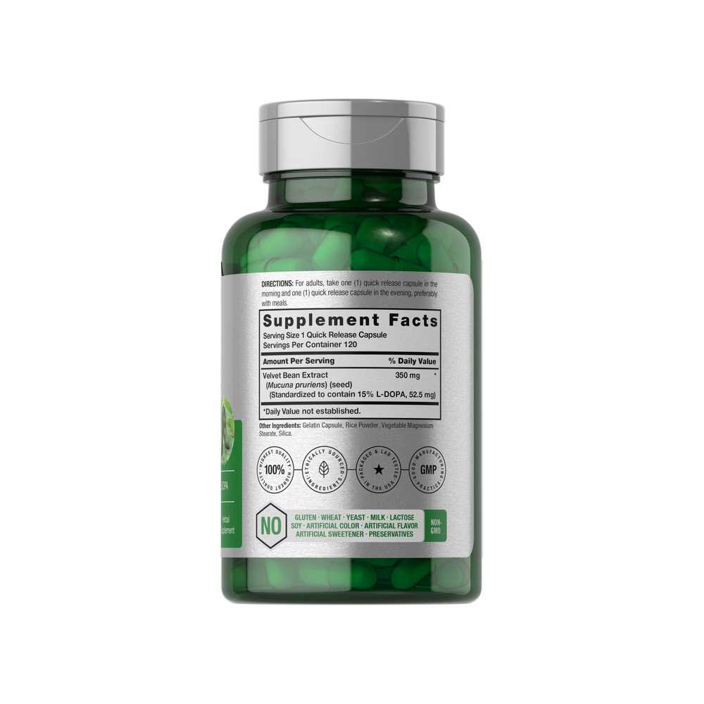 Horbäach Dopa Mucuna | 120 Capsules