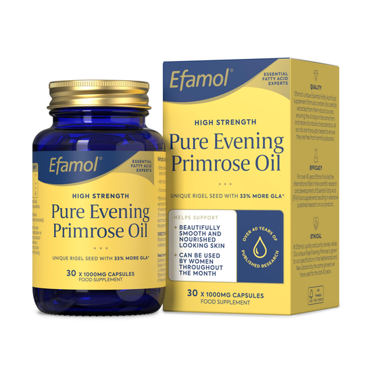 Efamol High Strenght Pure Evening Primrose Oil 1000MG Capsules With 33% More GLA