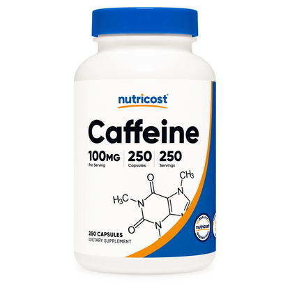 Caffeine By Nutricost 100MG and 200mg - A Dietary Supplement