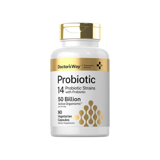 Horbäach Probiotic | 50 Billion Active Organisms | 90 Capsules