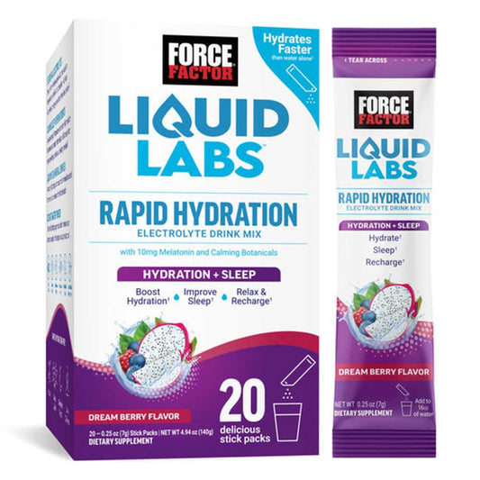 Force Factor Liquid Labs Sleep – 20 Stick Packs