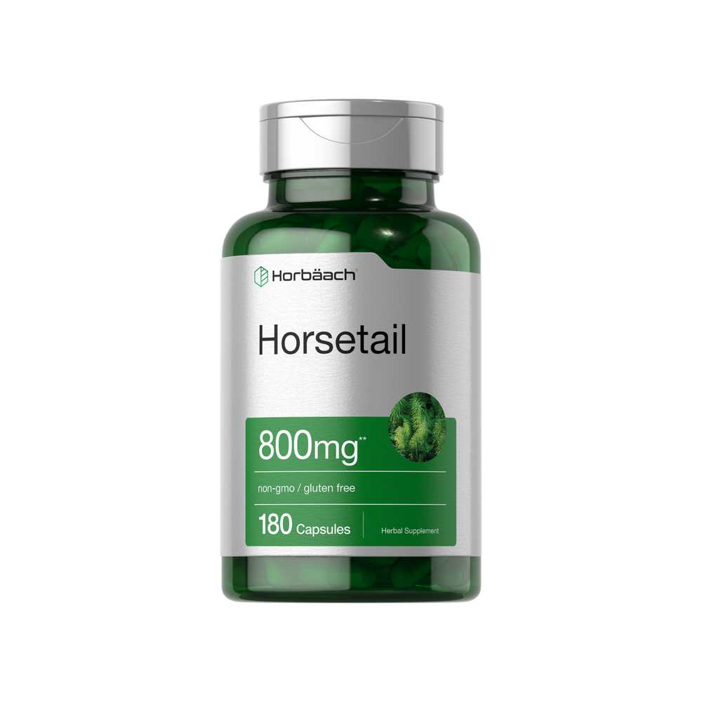 Horbäach Horsetail Extract 800mg | 180 Capsules