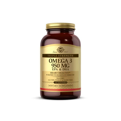 Solgar Triple Strength Omega-3 950 Mg 50 Softgels