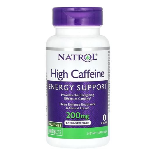 High Caffeine 200MG By NATROL Supports Energy And Helps In Enhancing Endurance