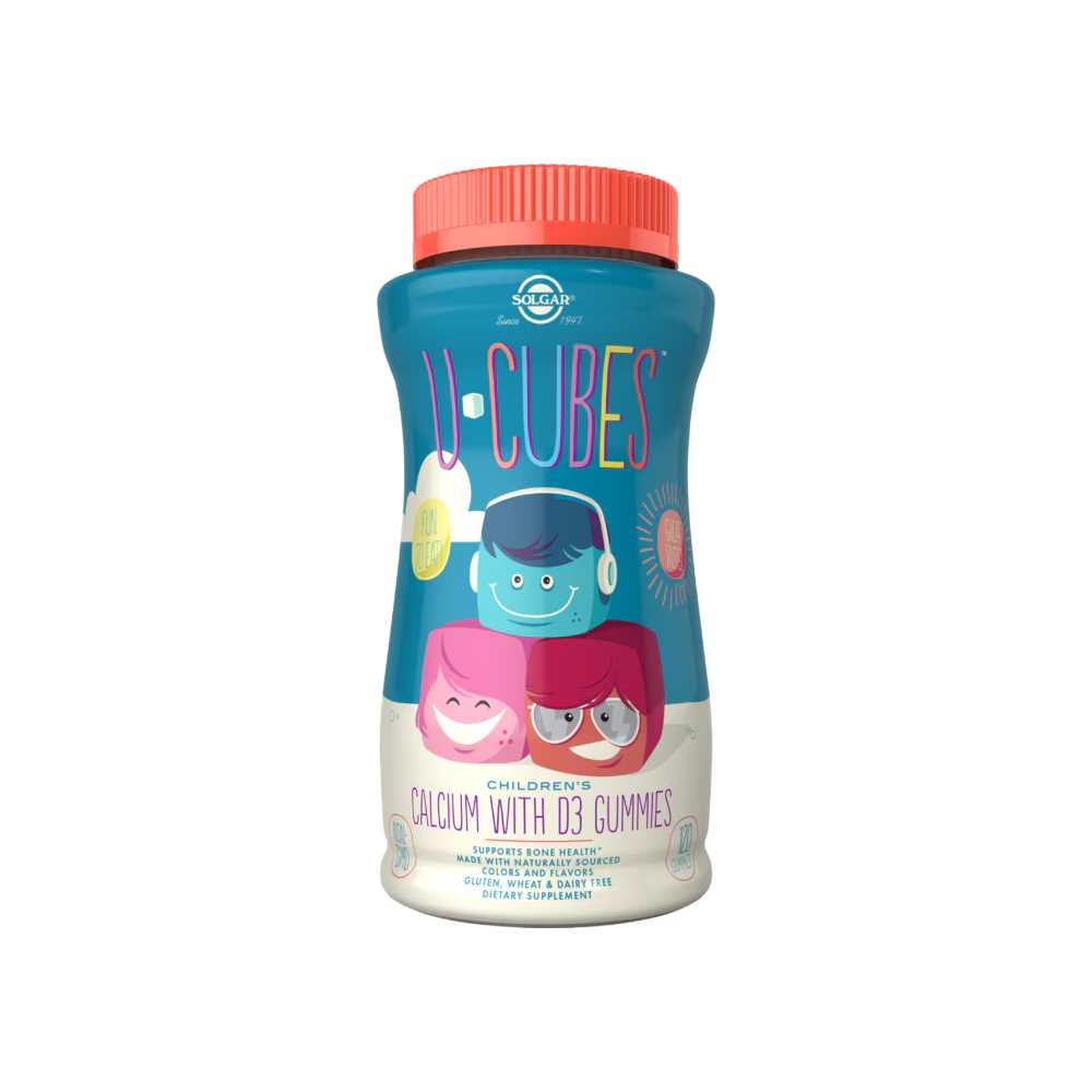 Solgar U-Cubes™ Children’s Calcium with D3 60 Gummies