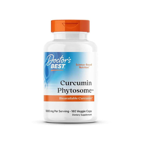 Doctor's Best Curcumin Phytosome with Meriva, 1,000 Mg per Serving, 180 Veggie Caps