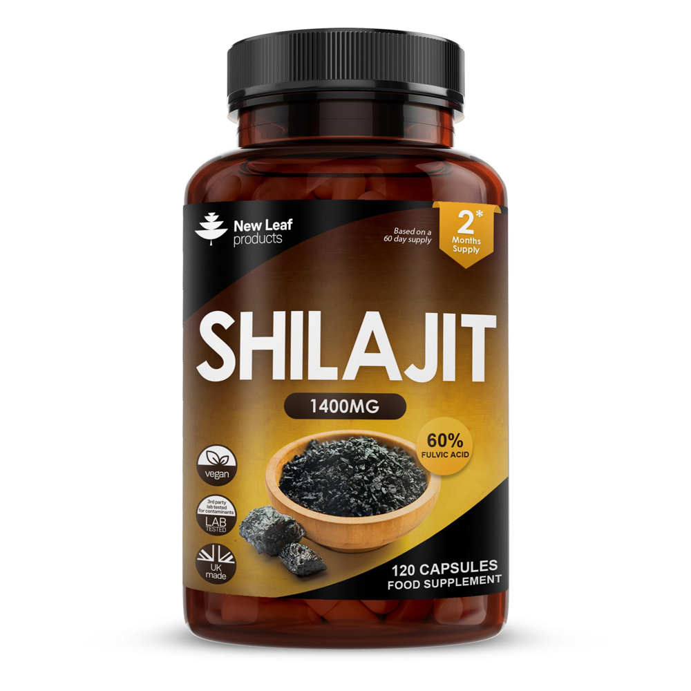 SHILAJIT Capsules By New Leaf Products 1400MG