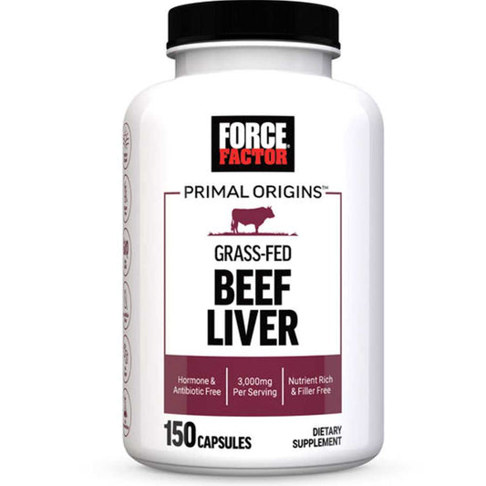 Force Factor Primal Origins Beef Liver – 120 Capsules