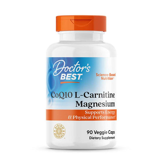 Doctor's Best Co Q10 L-Carnitine Magnesium, 90 Veggie Caps