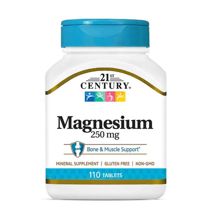 21st Century Magnesium 250 Mg 110 Tabs