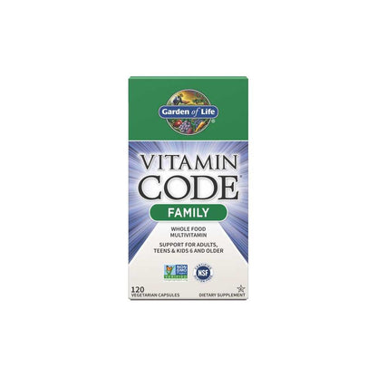 Garden of Life Vitamin Code Family Multivitamin 120 Capsules