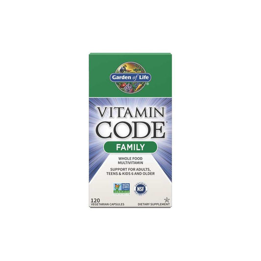 Garden of Life Vitamin Code Family Multivitamin 120 Capsules