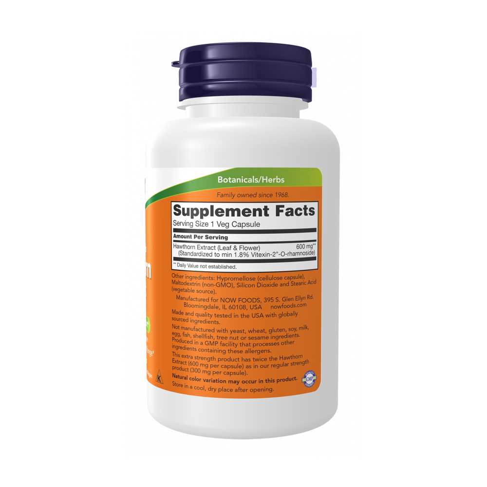 Now Foods Extra Strength Hawthorn Extract 600 Mg – 90 Veg Capsules