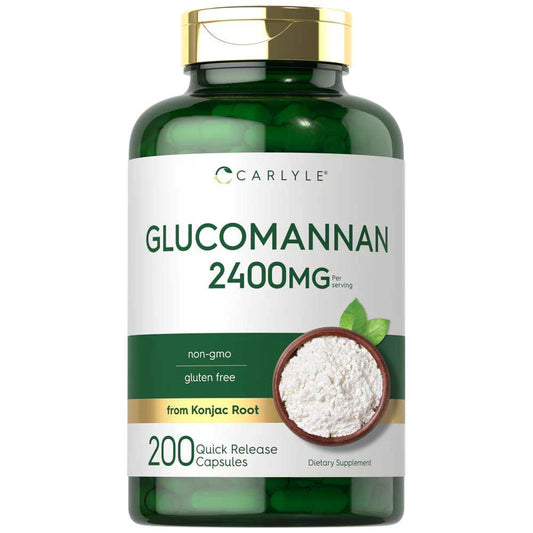 Carlyle Nutritionals Glucomannan 2400mg per serving | 200 Capsules