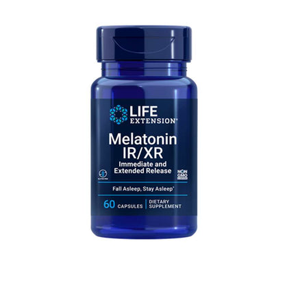 Life Extension Melatonin Ir/xr 60 Capsules
