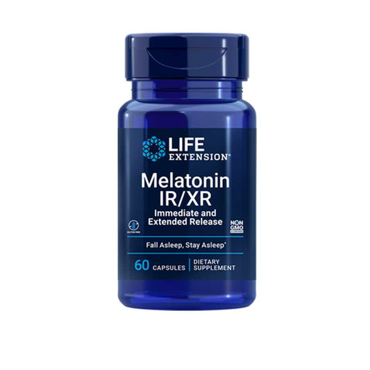 Life Extension Melatonin Ir/xr 60 Capsules
