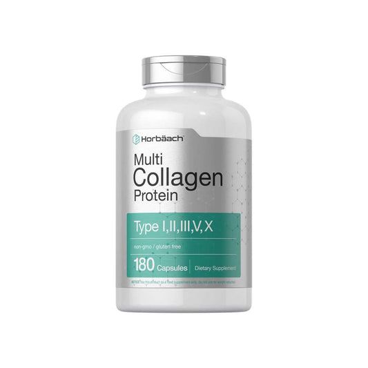Horbäach Multi Collagen Protein 2000mg per Serving | 180 Capsules