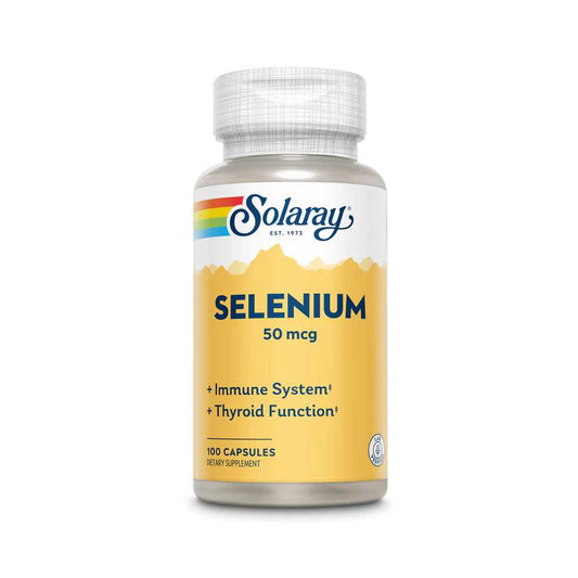 Solaray Selenium 50mcg 100 Caps