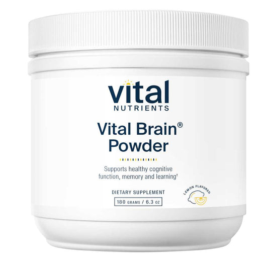 Vital Nutrients Vital Brain® Powder Natural Lemon Flavor 180g