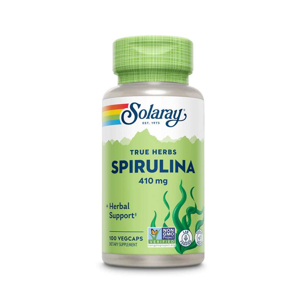 Solaray Spirulina Algae 410mg 100 Caps