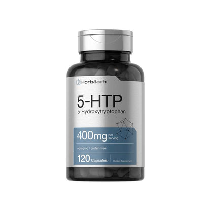 Horbäach 5-Htp 400mg per Serving | 120 Capsules