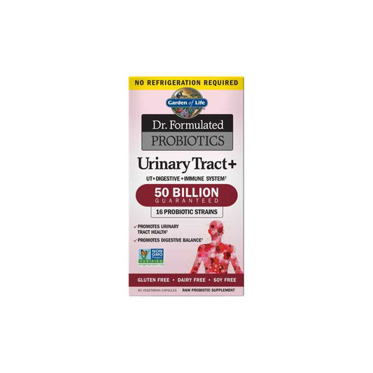 Garden of Life Dr. Formulated Probiotics Urinary Tract+ Shelf-Stable 60 Capsules