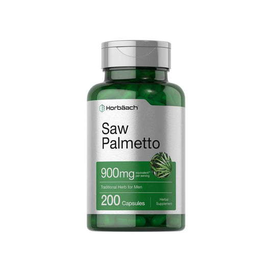 Horbäach Saw Palmetto Extract 900mg per Serving | 200 Capsules