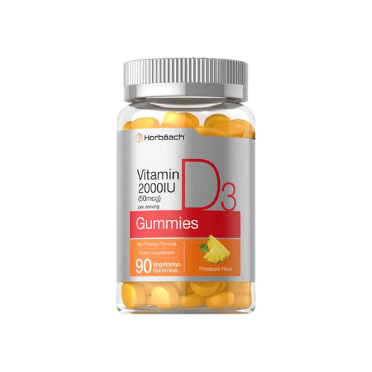 Horbäach Vitamin D-3 2000 Iu per Serving | 90 Gummies