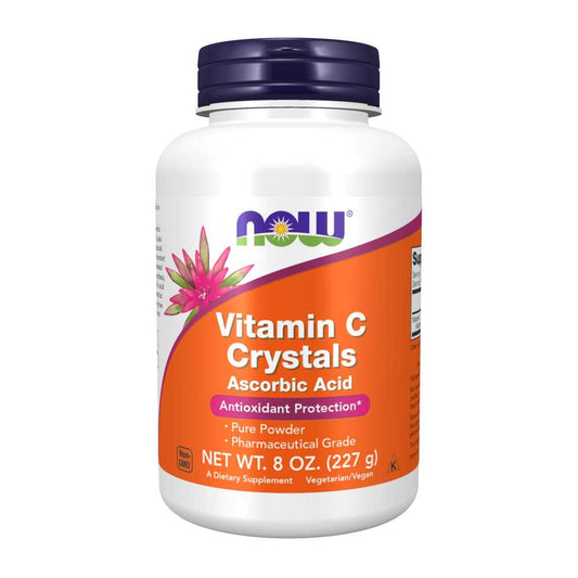 Now Foods Vitamin C Crystals – Pharmaceutical Grade – Pure Ascorbic Acid – 8 Oz (227g)