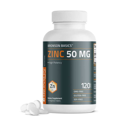 Bronson Vitamins Zinc 50 Mg 120 Tabs