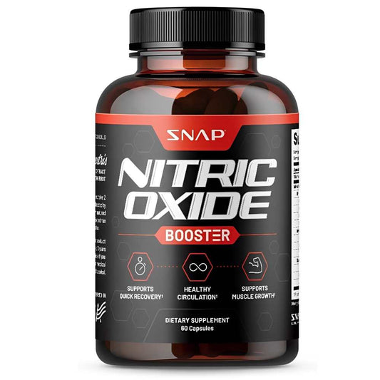 Snap Nitric Oxide Booster – Muscle Growth, Recovery & Circulation Support, 60 Capsules