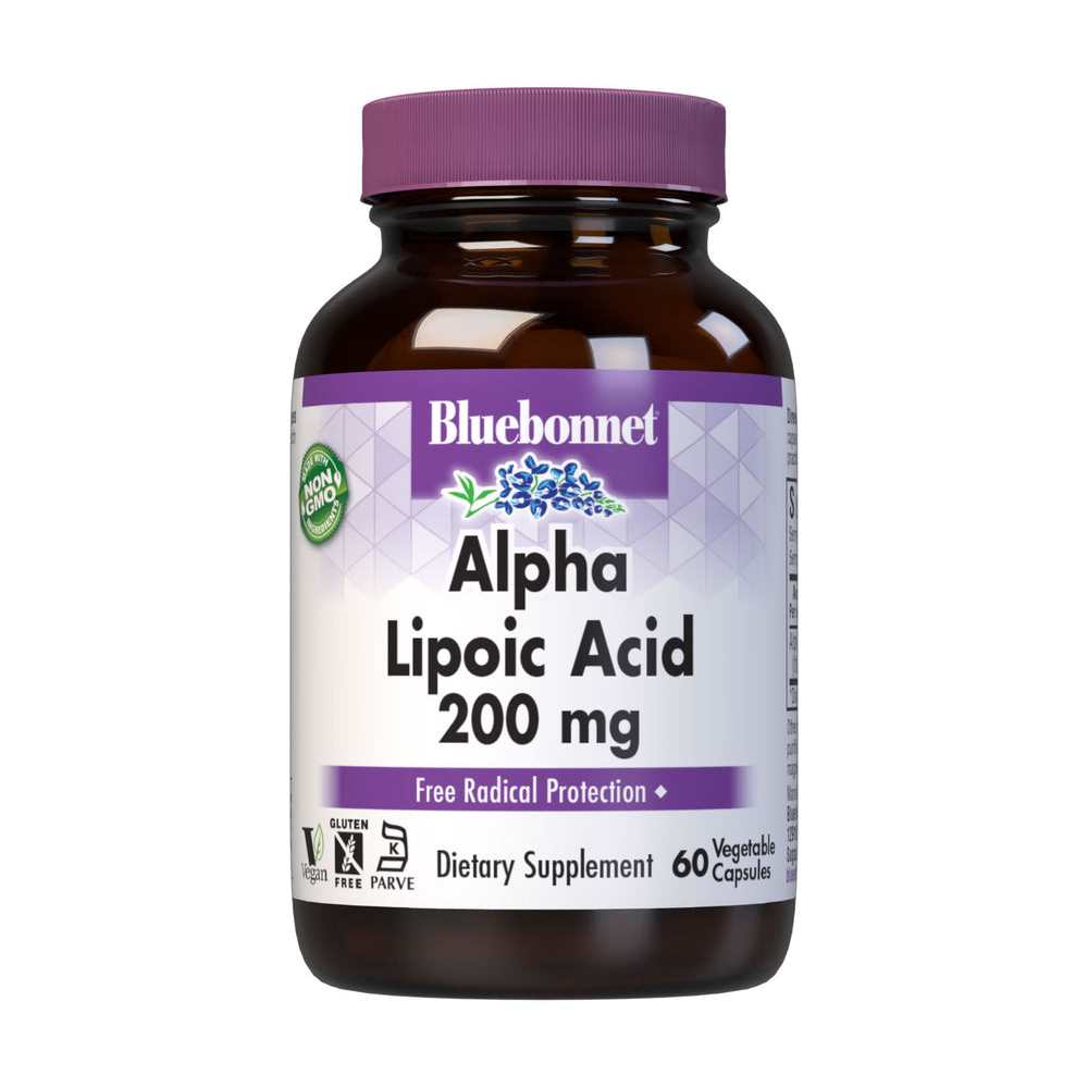 Bluebonnet Nutrition Alpha Lipoic Acid 200 Mg 60 Caps