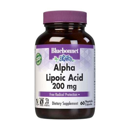 Bluebonnet Nutrition Alpha Lipoic Acid 200 Mg 60 Caps