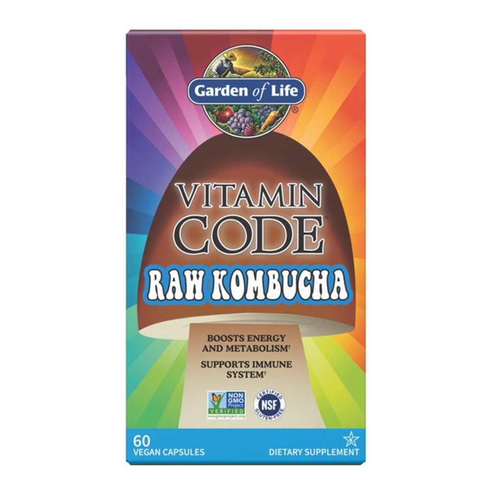 Garden of Life Vitamin Code Raw Kombucha 60 Capsules