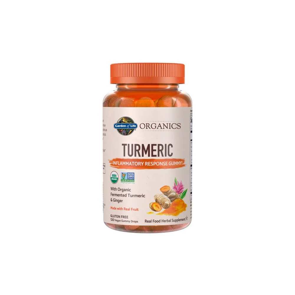 Garden of Life Organics Turmeric Inflammatory Response 120 Gummies