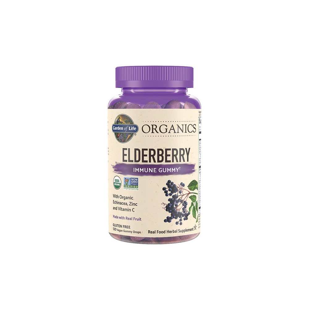 Garden of Life Organics Elderberry Immune 120 Gummy