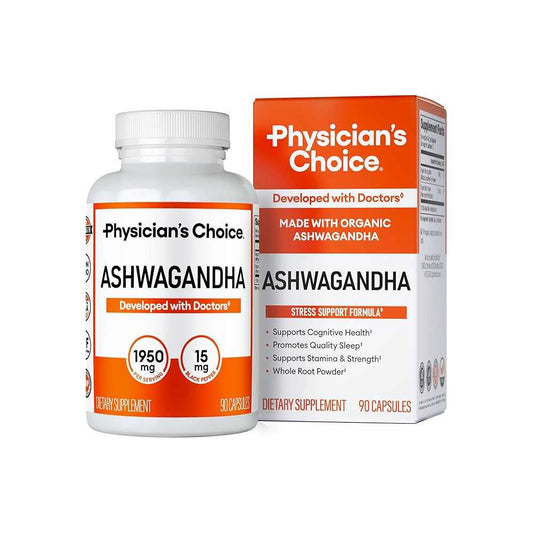 Physician's CHOICE Ashwagandha Supplement 90 caps
